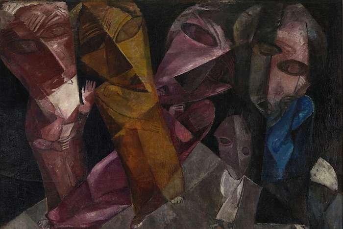 Lasar Segall. b. 1891 d. 1957. Eternal Wanderers. 1919 oil on canvas. Lasar Segall Museum, IBRAM/Ministry of Culture. Photo: Jorge Bastos